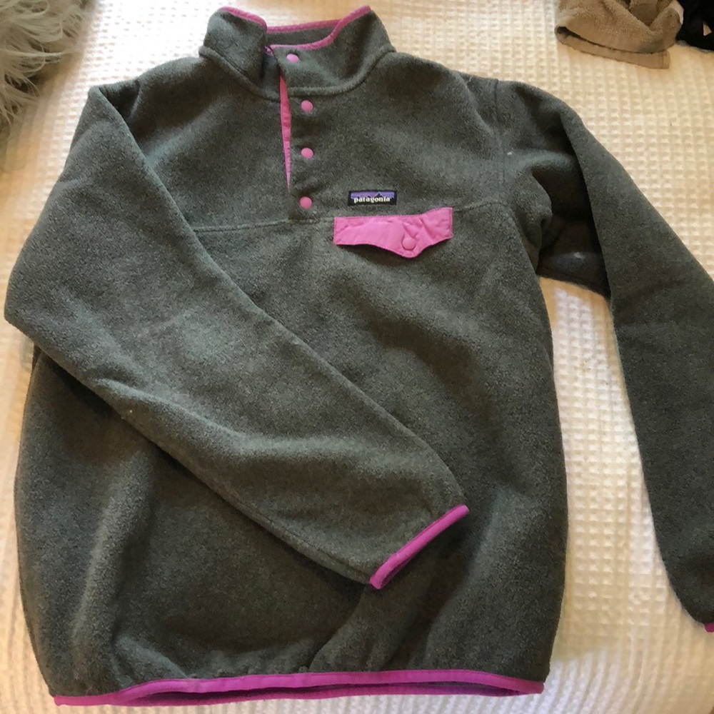 Patagonia synchilla fleece jacket SZ M - Picture 2 of 2
